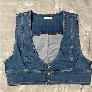 American Eagle Denim Crop Top
